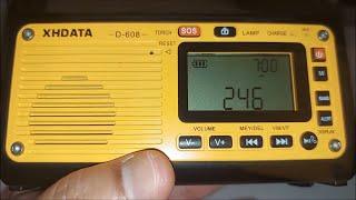 Review of the XHDATA D-608 MWFMSWWXTFBTUSBMP3 Emergency Portable Radio