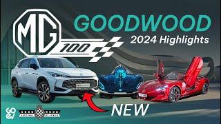 Goodwood Festival of Speed 2024  MG Highlights New HS Cyber GTS EXE181