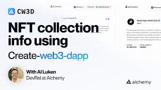 How to Implement the NFT Collection Info Template using Create Web3 Dapp