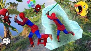 Spider Man Real Life Problem In Outdoors At Fun.