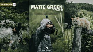 Lightroom mobile presets free download dng  Matte green lightroom mobile preset free  Glu Editz
