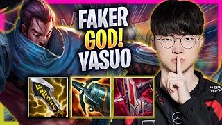 FAKER IS A GOD WITH YASUO - T1 Faker Plays Yasuo MID vs Lucian  Season 2024