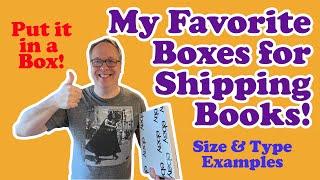 My Favorite Box Sizes and Types for Shipping Books on Ebay   Book Shipping Tips  Put it in a Box