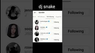 celebrities who follow blackpink on instagram