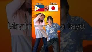 Japanese vs Tagalog Hiwalay ver. Learning Filipino w @SkyGarden1997 #shorts