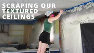 Scraping our textured ceilings Ep 4