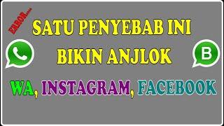 Sempat error  Wa instagram dan Facebook hampir Anjlok Karena ini