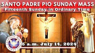 LIVE SUNDAY MASS TODAY at Santo Padre Pio National Shrine - Batangas.  14 Jul  2024. 5a.m