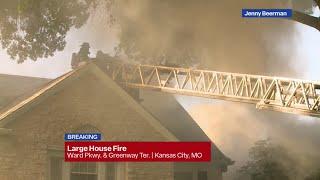 Crews respond to fire at former Kansas City mayors home