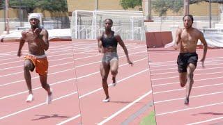 Workout Wednesday Texas Sprinters Prep For NCAA Championships