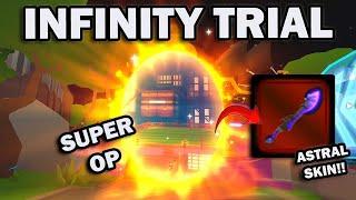 INFINITY TRIAL IS OP -  Runes Potions Scrap and More in Anime Champions Simulator