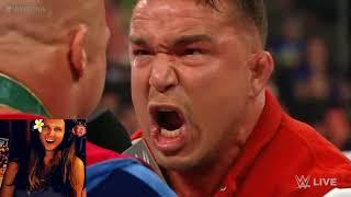 WWE Raw SHUSH Kurt Angle & Chad Gable 92922 PHILLY