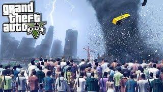 ОГРОМНОЕ ТОРНАДО УНИЧТОЖАЕТ ЛОС САНТОС В ГТА 5 КОНЕЦ СВЕТА В GTA 5 - GTA 5 МОДЫ ГТА 5 МОДЫ