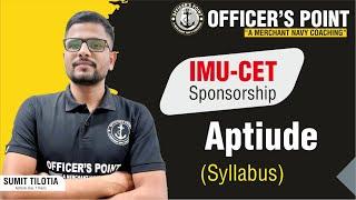 How To Prepare Aptitude For IMUCET  Detailed Syllabus  Merchant Navy