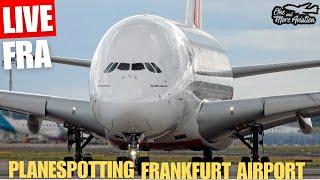 Live Planespotting Frankfurt Airport Testflug LH9918 A380  Condor 320 Pink