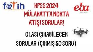 KPSS 2024 MÜLAKATTA NOKTA ATIŞI SORULAR Olası Çıkabilecek Sorular  #kpss2024 #mülakat