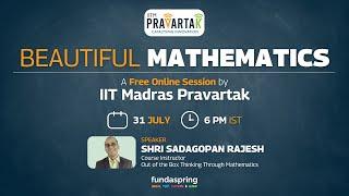 LIVE Session on BEAUTIFUL MATHEMATICS - Free Session by IIT Madras Pravartak - OOBT Course