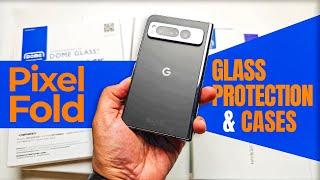 Google Pixel Fold Accessories Glass Screen Protector and rugged Cases Best Accessories