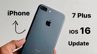 iPhone 7plus ios 16 update  How to update iPhone 7 plus on ios 16