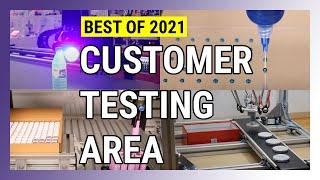 Low cost robotics Best of customer testing area 2021