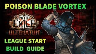 BEST Build for Going FAST - Poison Blade Vortex Assassin League Start Guide - Path of Exile 3.14