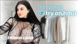 Trendy Shirt Transparent - Try on Haul  Reaction Video 