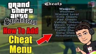 how  to add cheat menu in GTA SAN ANDREAS Android - PANDA GAMING