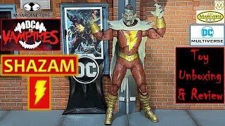 SHAZAM  DC vs Vampires McFarlane DC Multiverse Toy Unboxing & Review