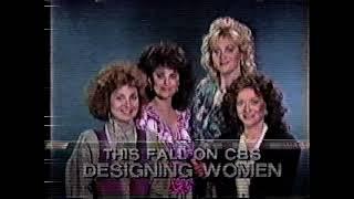 Designing Women CBS Sitcom Debut Promo August 29th 1986