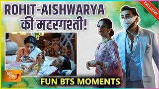 Rohit Suchanti & Aishwarya Khare FUN Behind The Scenes Moments  Bhagya Lakshmi