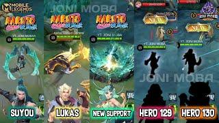 5 NEW HERO - RELEASE SCHEDULE JADWAL RILIS - SUYOU LUKAS HERO 128 SUPPORT HERO 130 MARKSMAN MLBB