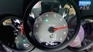 Porsche 991 Carrera S 400hp - 0-250 kmh acceleration 60FPS