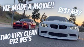 TWO CLEAN E92 M3’s  4K  STATIC VS BAGGED