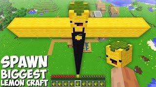 What HAPPENS if you SPAWN the BIGGEST LEMON CARFT GOLEM in Minecraft ? TITAN GOLEM 