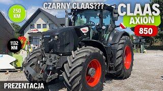 CLAAS AXION 850 - czarny koń w przedziale 200 - 300 KM  Prezentacja  test ciągnika