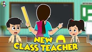 New Class Teacher  Types of Teacher   Animated Stories  Cartoon  Moral Stories  PunToon Kids