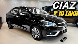 MARUTI SUZUKI CIAZ 2024 REVIEW MIDNIGHT BLACK  CIAZ FACELIFT  DETAILED REVIEW  4 stars safety