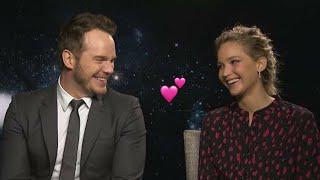 Chris Pratt Cant Stop Flirting With Jennifer Lawrence