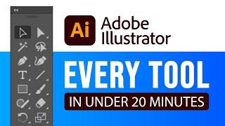 EVERY Adobe Illustrator Tool EXPLAINED in Under 20 Minutes