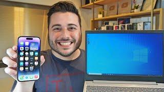 How To Transfer ANY FILE Between iPhone and Windows PC FREE