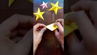 How to make a paper star #shorts #art #drawing #craft