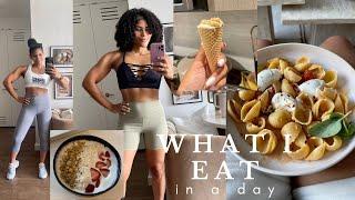 *realistic* What I Eat in a Day  How I lost fat and gained muscle simple and balanced meals