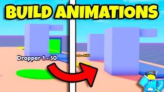 How to Make BUILD-ANIMATIONS For Your Tycoon  Roblox Studio