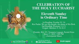 LIVE - CELEBRATION OF THE HOLY EUCHARIST ELEVENTH SUNDAY IN ORDINARY TIME