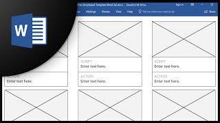 Free Storyboard Templates for Microsoft Word