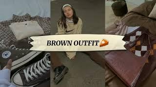 BROWN OUTFIT shopee haul + racun tiktok