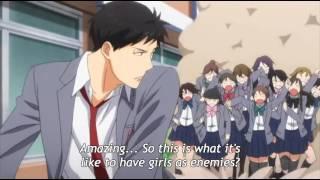 Gekkan Shoujo Nozaki-kun Funny Scene from EP 5 - Having Girl Rivals