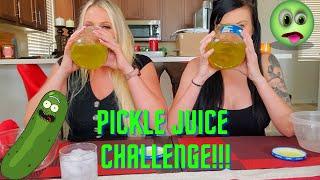 CHUGGING FUNNY PICKLE JUICE CHALLENGE