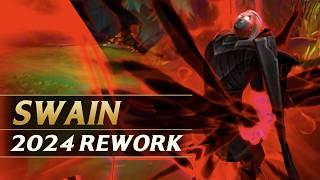 SWAIN 2024 REWORK GAMEPLAY - League of Legends