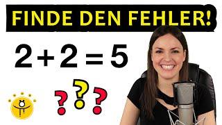 Ist DAS möglich? – 2+2=5 Mathe Beweis 